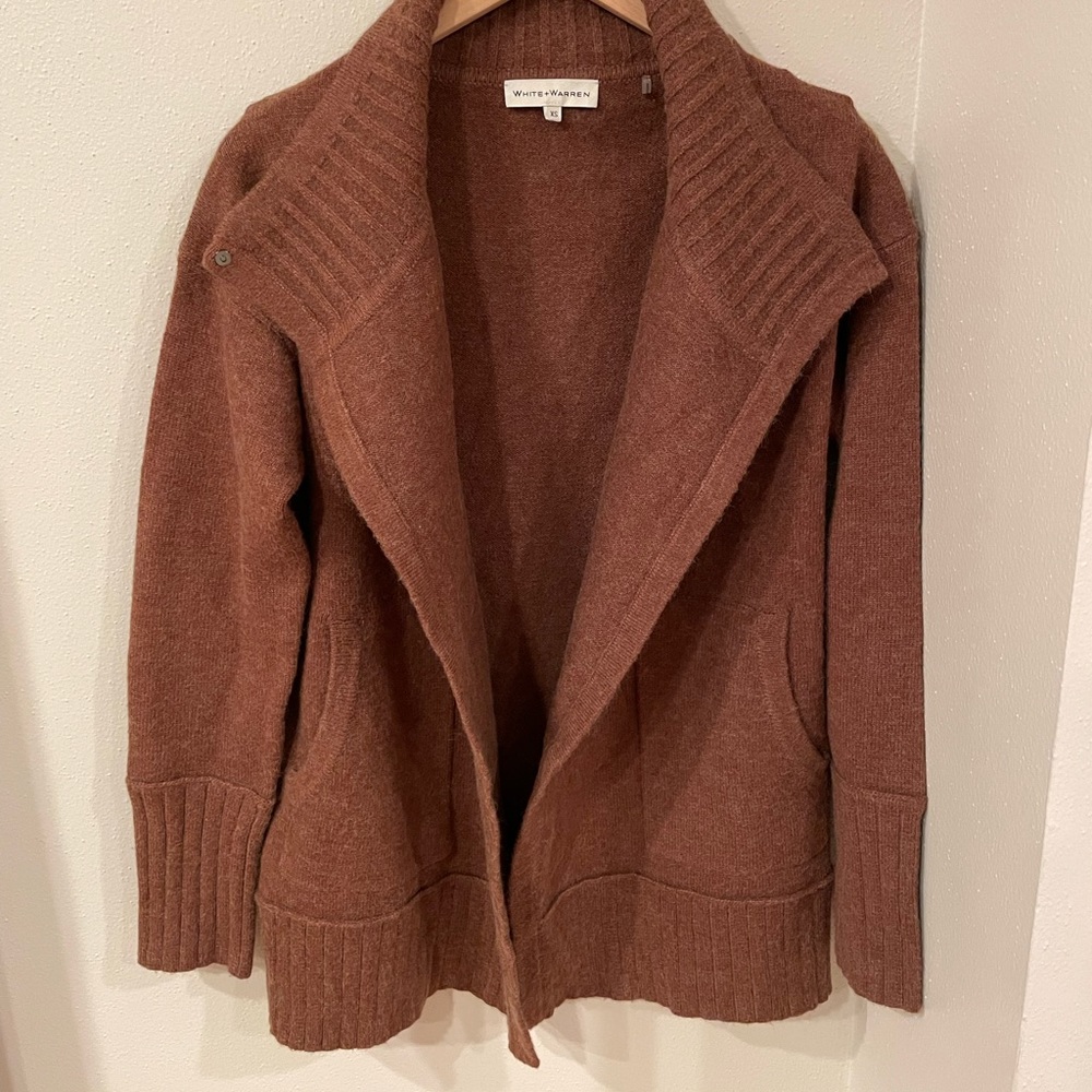 White and warren coatingan. Worn once.